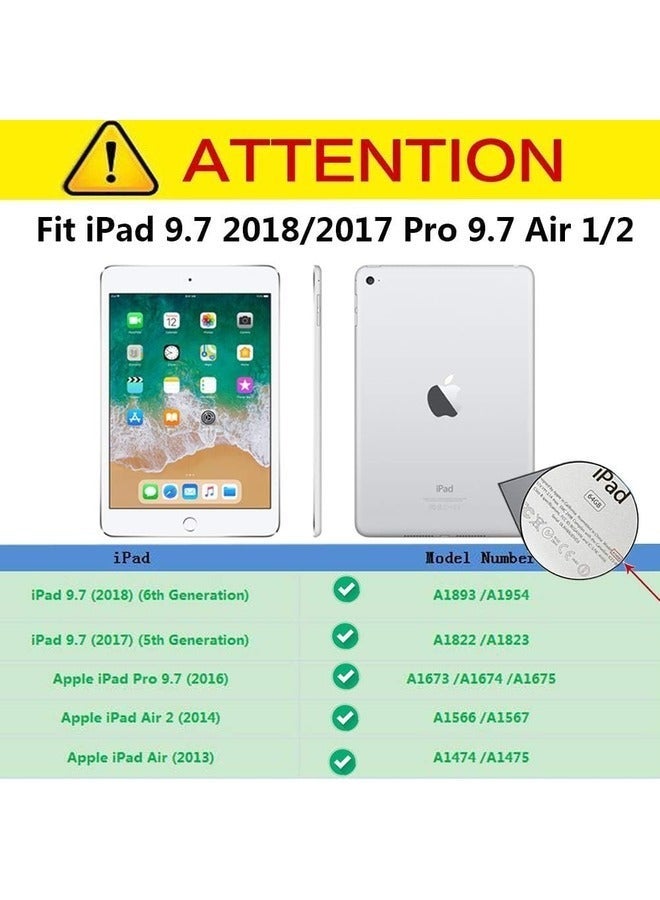 Raxoom iPad 6th Generation Case for Kids - Lightweight Kid-Proof Soft EVA Foam Protective Cover for iPad 9.7 (2018/2017) - Green  - Image 3