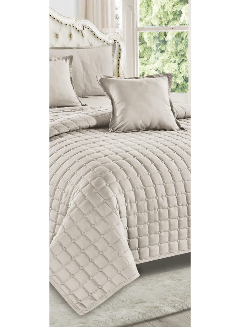 Moon Hotel Bedspread Compressed Quilt Set King Size Double Bed Comfortable Soft 6 Pieces Microfiber Quilt Size 230*250cm - Image 3