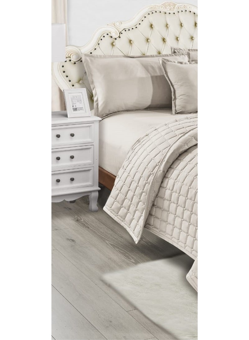 Moon Hotel Bedspread Compressed Quilt Set King Size Double Bed Comfortable Soft 6 Pieces Microfiber Quilt Size 230*250cm - Image 2