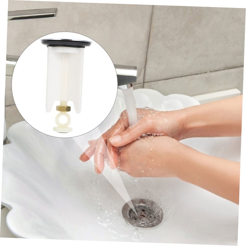 Stainless Steel Sink Strainer Bathroom Basin Drain Cover Kitchen Filter Plug - Image 4
