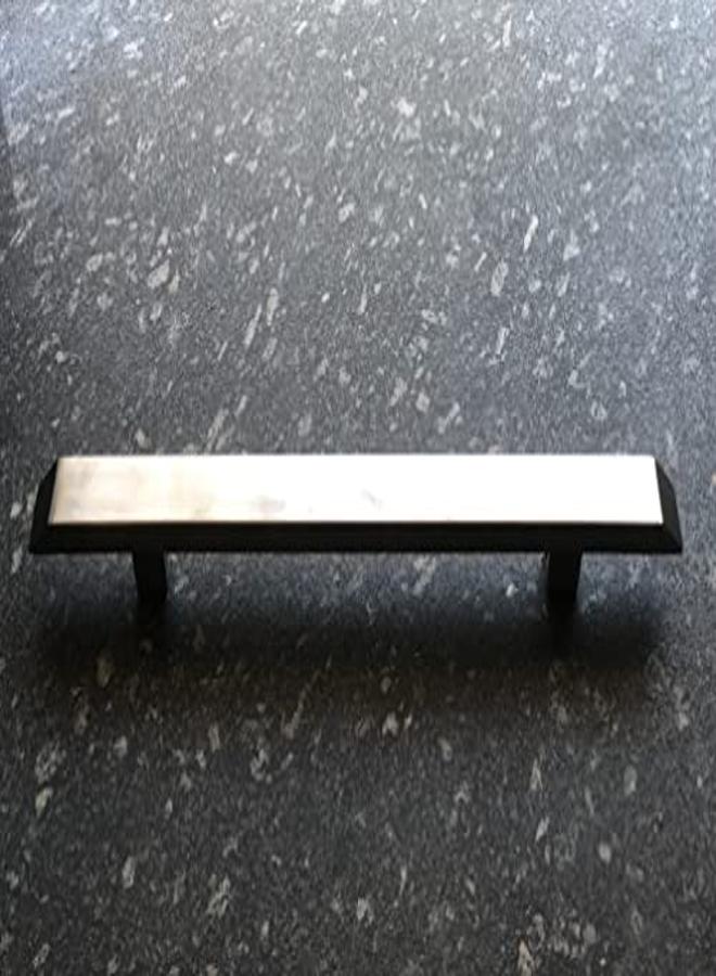 مقبض باب من الفولاذ المقاوم للصدأ 304 فضي غير لامع 50 سم