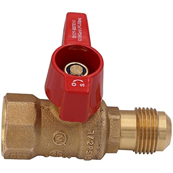 طقم موصلات الغاز الشامل - صمام كرة الغاز وموصل مرن لمدافئ الغاز، المدافئ الجدارية غير المهوّاة، مدافئ المرآب وطقم موصل الغاز للموقد - Image 3