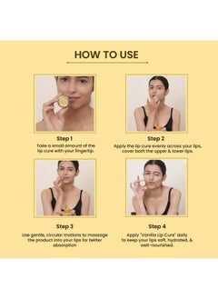 MELLOW Herbals Ayurvedic Vanilla Lip Cure (12Gm) For Dry & Chapped Lips | Soft & Moisturised Lips With Almond, Wheat Germ & Olive Oil | Ayush Certified | Gmo, Paraben And Silicone Free  - Image 3