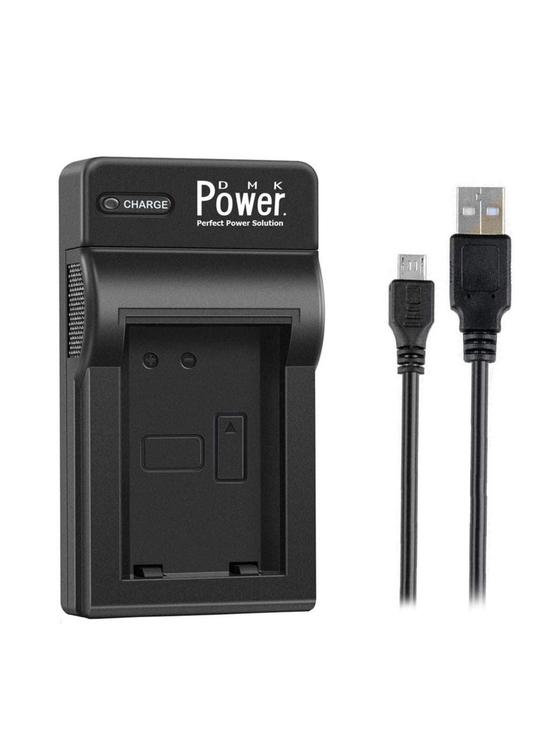 DMK Power NB-10L TC-USB1 Single USB Charger Compatible with Canon PowerShot SX40 SX50 SX60 HS G1X G15 G16 etc Cameras - Image 1