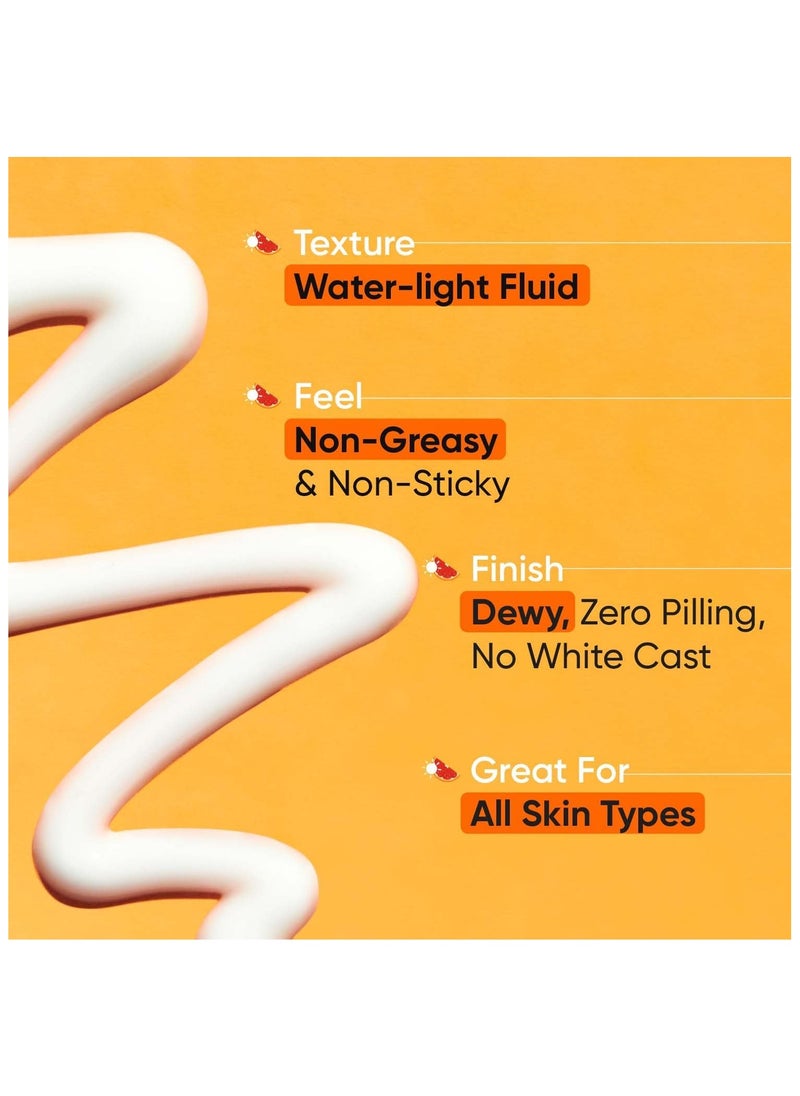 Dot & Key - Sunscreen SPF 50 PA+++ with Vitamin C + E for Even Toned & Glowing Skin, 50g - Image 1