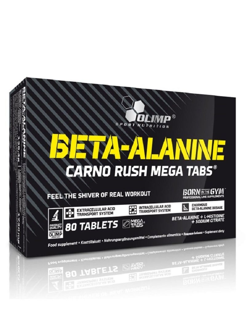 Olimp Beta Alanine Carno Rush Mega Tabs 80 Tabs