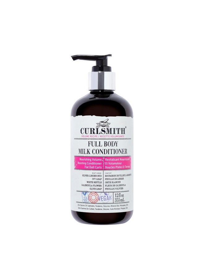 CURLSMITH CURLSMITH - Full Body Milk Hair Conditioner, Volumizing and Hydrating for Wavy, Curly or Coily Hair, Vegan (355ml/12fl oz)  - Image 1