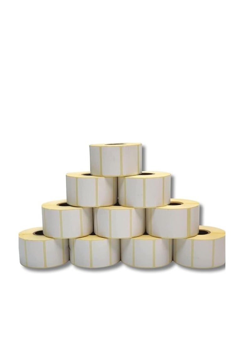 Terabyte Direct Thermal Barcode Label Sticker POS 38mm x 40mm  1000 Labels per  10 Rolls - Image 2