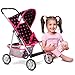 Kinderplay Baby Doll Stroller  Pram for Girls  Umbrella Stroller for Kids  Lightweight Play Carriage for Ages 2 Years  Baby Doll Accessories with Storage  2205Inch Handle Height Model KP0280R - Image 4