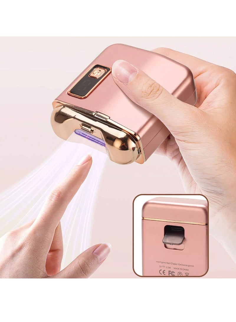 Electric Nail Clipper and Sharpener with LED Light - Image 2
