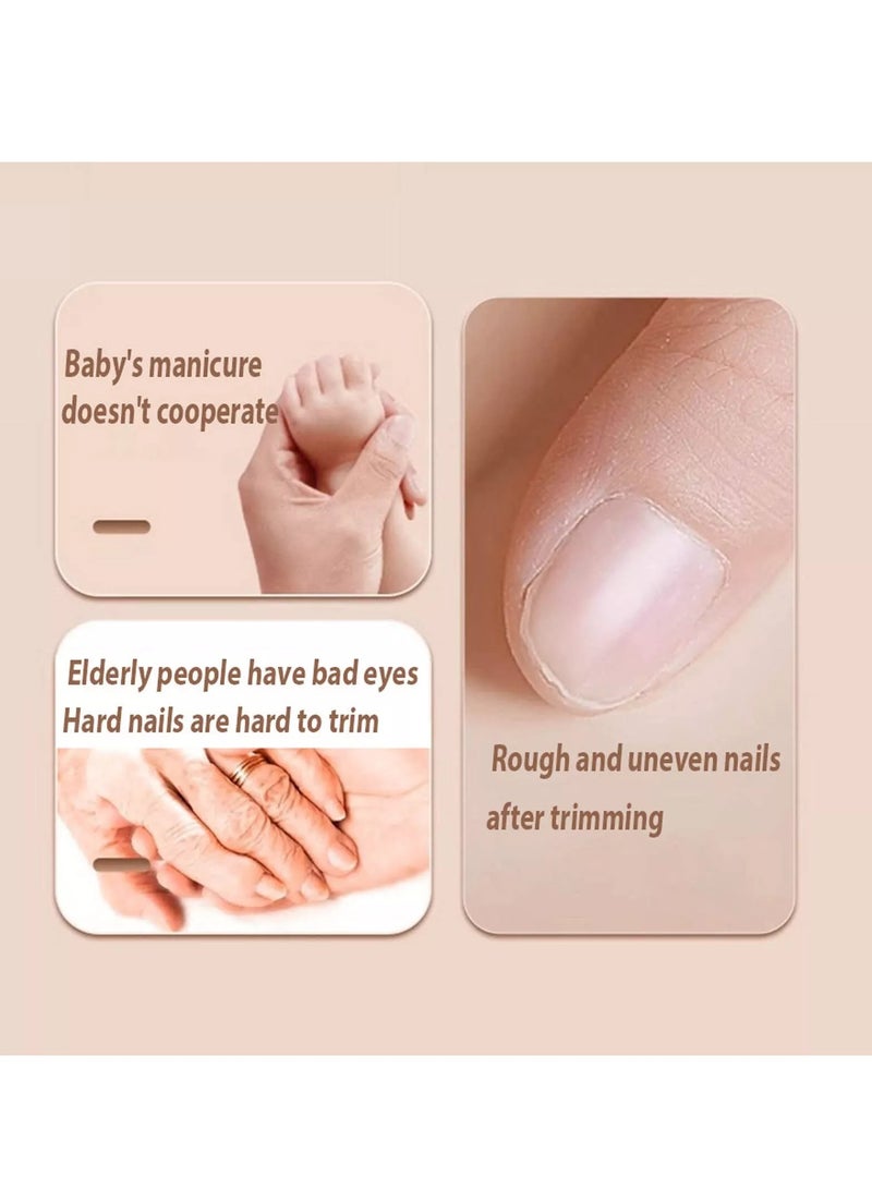 Electric Nail Clipper and Sharpener with LED Light - Image 5