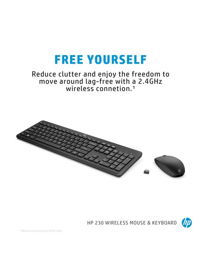 HP 235 Wireless Mouse and Keyboard Combo black - Image 5