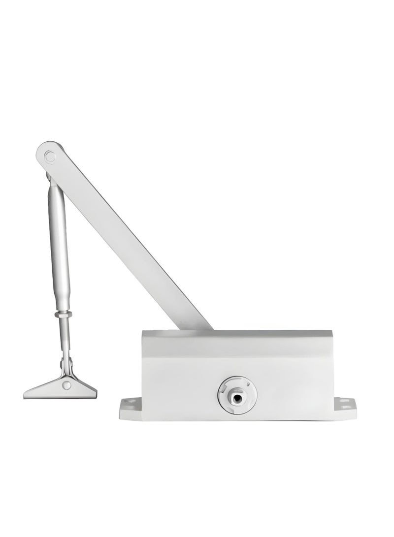 Automatic Door Closer, Speed Adjustable Hydraulic Door Closer, 180° Spring Door Closer,Auto Spring Hydraulic Door Closer, Closing Speed Adjustable, Commercial  Home Use.Door Closer, Automatic Hydraulic Adjusting Silent Soft Slow Slam Gate Closer Overhead Concealed. - Image 1