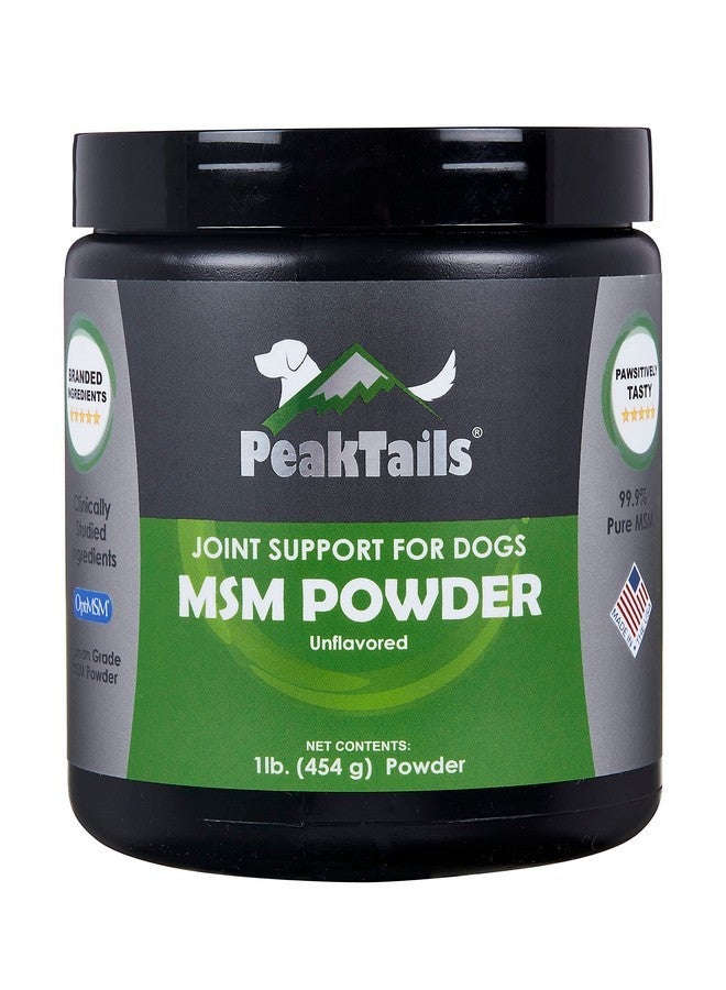 كالا هيلث مسحوق بيك تيلز إم إس إم من كالا هيلث للكلاب، 1 رطل، مكمل غذائي لدعم الورك والمفاصل، 99.9% إم إس إم مقطر نقي، صنع في الولايات المتحدة الأمريكية - Image 1