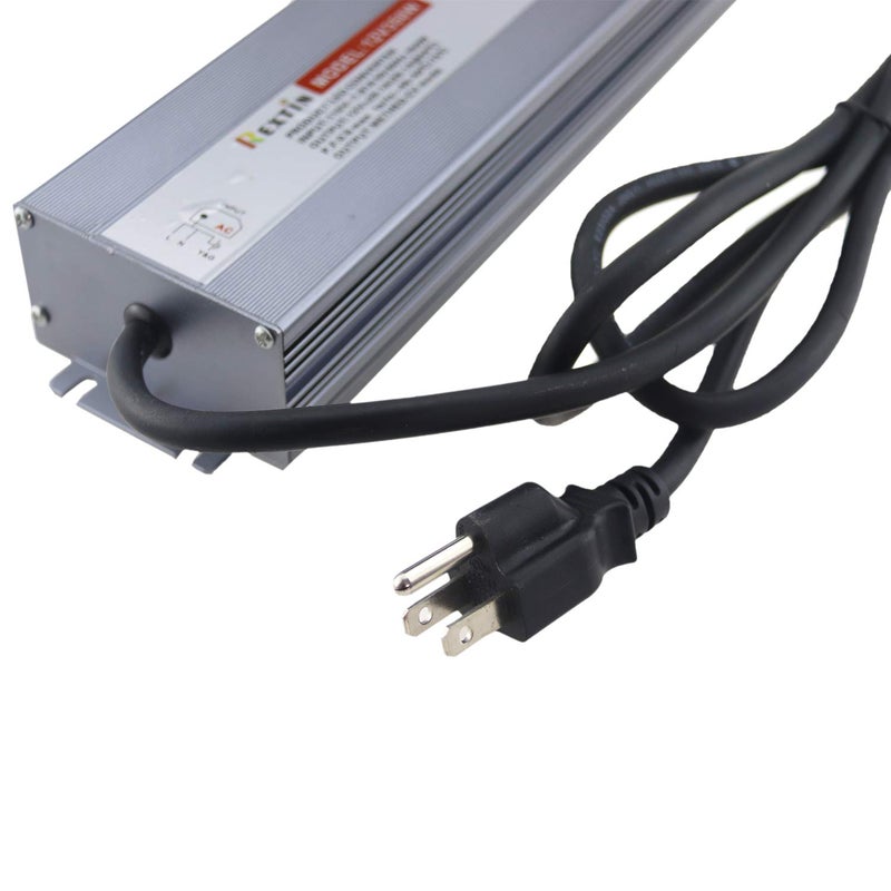 Rextin DC 12V 350W 29A Power Supply Outdoor Constant Voltage Transformer IP67 Waterproof Aluminum Alloy Shell for LED Lighting Strip Module Accessories - Image 5