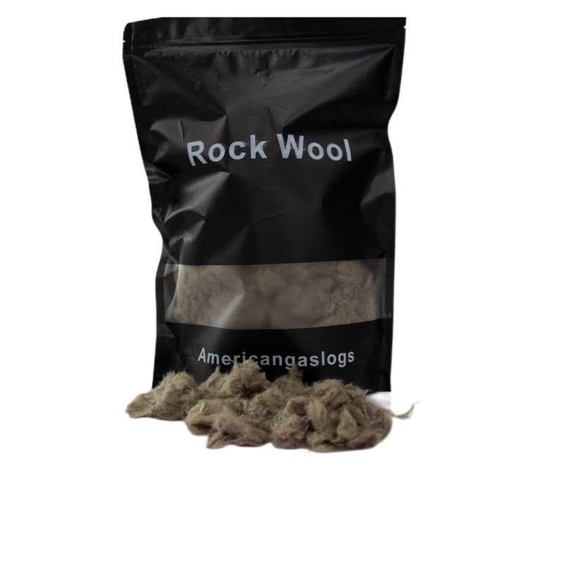 Americangaslogs Americangaslogs 12 oz Fireplace Rock Wool for Gas Logs Bag 