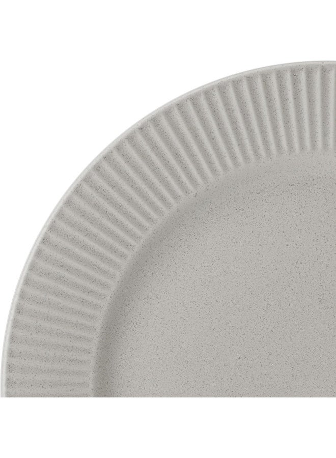 Pfaltzgraff Tranquility 12 Piece Plates Bowls Dinnerware Set Service for 4 Cream - Image 3