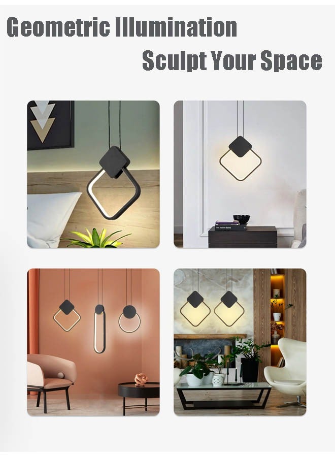 Haikomin Nordic LED Pendant Lights Indoor Lighting Hanging Lamp For Home Bedside Living Room Decoration Dining Tables Aisle Modern Light Black - Image 4