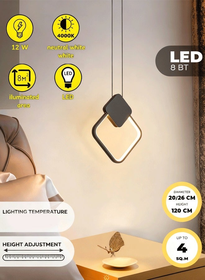 Haikomin Nordic LED Pendant Lights Indoor Lighting Hanging Lamp For Home Bedside Living Room Decoration Dining Tables Aisle Modern Light Black - Image 1