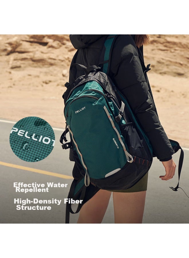 Pelliot Outdoor Backpack, Large Capacity Schoolbag, Hiking Travel Water-resistant Mountaineering Backpack, 16902507, Dark Green - Image 5