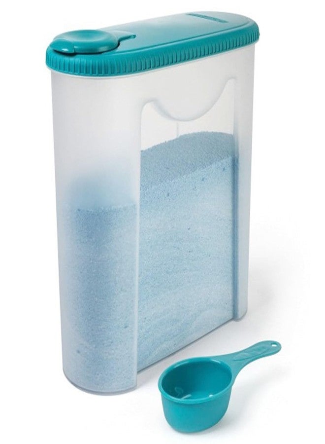Tribello Plastic Laundry Powder Container For Detergent, Laundry Room Organization - 80 oz - Image 4