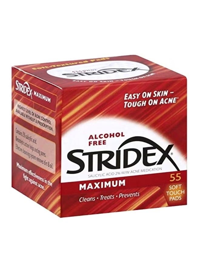 Stridex 55-Piece Medicated Soft Touch Pad - Image 1