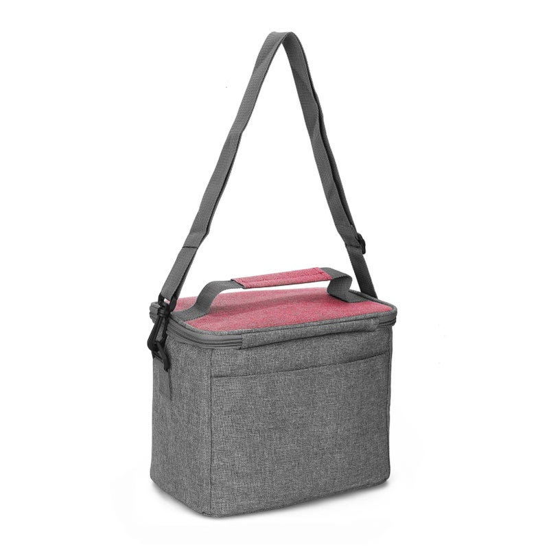 8L Aluminium Foil Lunch Bag Hand-held Insulation Bag Picnic Insulation Bag Commuters Carry Lunch Tools Food Bag for Work - Image 2