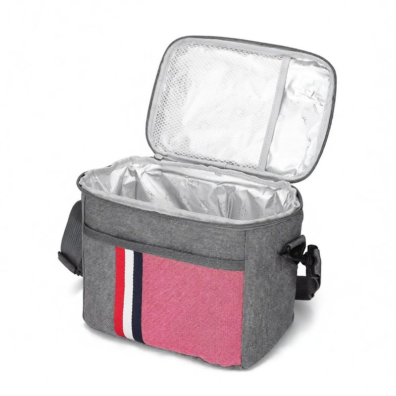 8L Aluminium Foil Lunch Bag Hand-held Insulation Bag Picnic Insulation Bag Commuters Carry Lunch Tools Food Bag for Work - Image 5