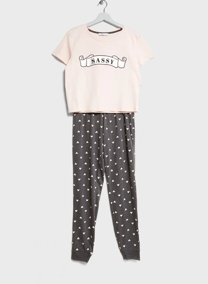 NEW LOOK Teen Top + Pyjamas Set