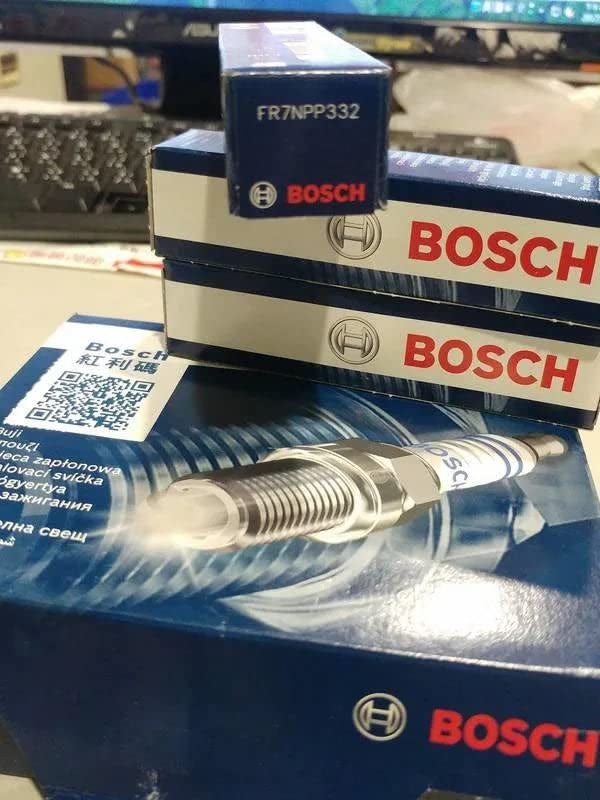 BOSCH BMW Spark Plugs Platinum Plug Set Bosch OEM 158253 / FR7NP P332 (6pcs) - Image 3