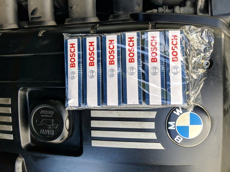 BOSCH BMW Spark Plugs Platinum Plug Set Bosch OEM 158253 / FR7NP P332 (6pcs) - Image 4
