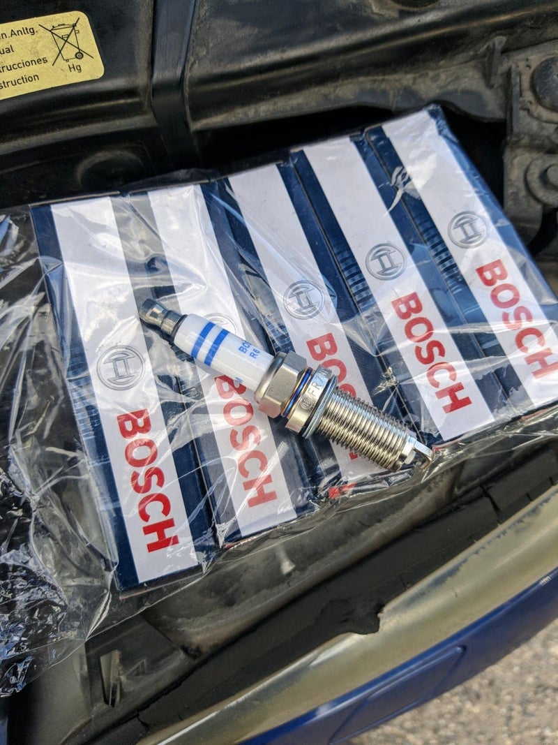 BOSCH BMW Spark Plugs Platinum Plug Set Bosch OEM 158253 / FR7NP P332 (6pcs) - Image 5