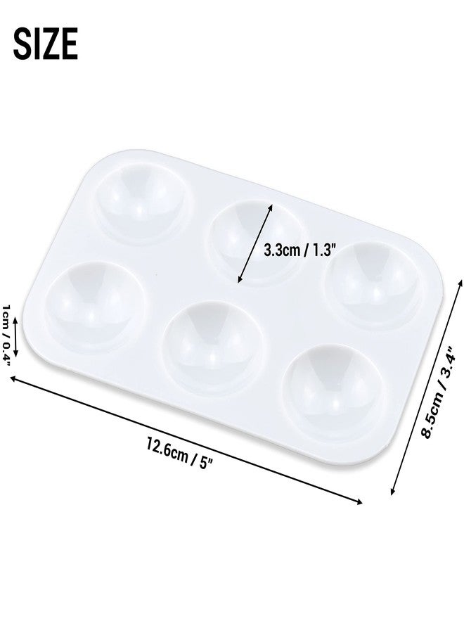 IFAMIO 30 Pack Paint Tray Palette 6 Well White Plastic Art Painting Tray Bulk Rectangular Watercolor Palettes Kids Paint Tray Palette for Art Class DIY Art Crafts School Projects - Image 2