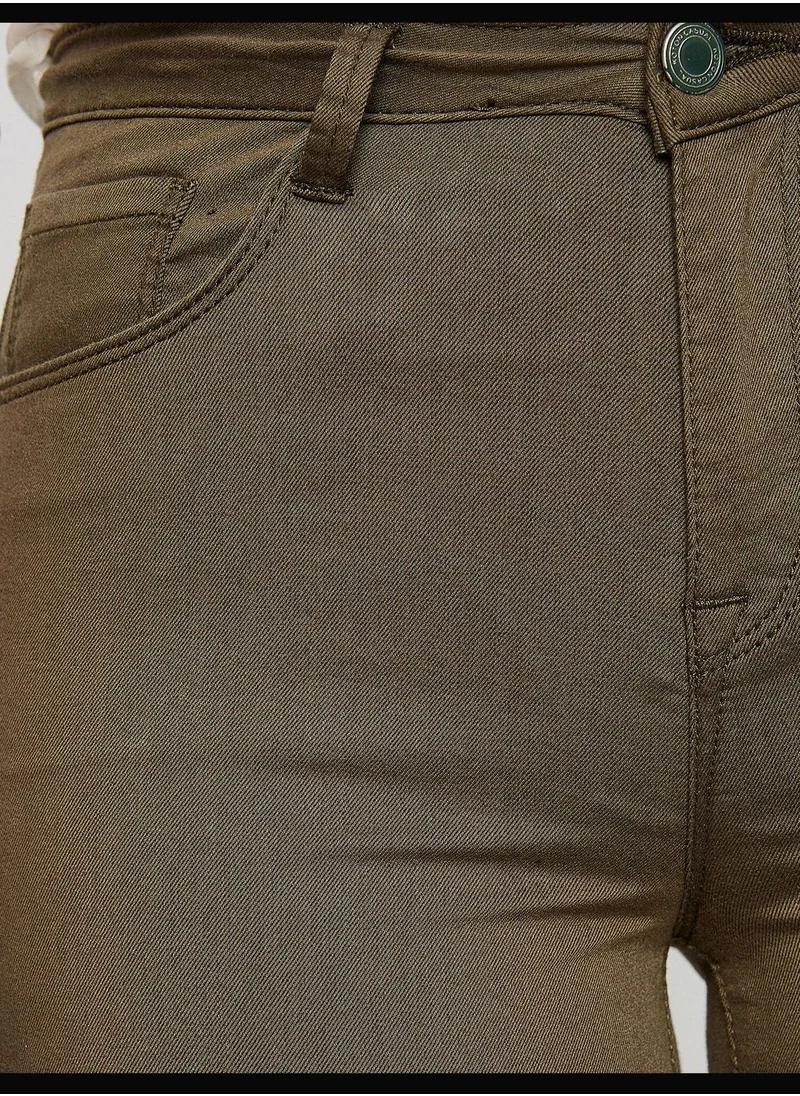 KOTON Slim Fit Trousers