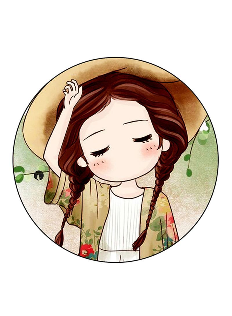 RKN Girl Printed Mouse Pad  Multicolour