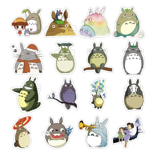 BERFLYTER 50Pcs Cartoon Totoro Themes Waterproof Stickers for Water Bottle Cup Laptop Bike Skateboard Luggage Box Vinyl Graffiti Patches BRJKT - Image 2