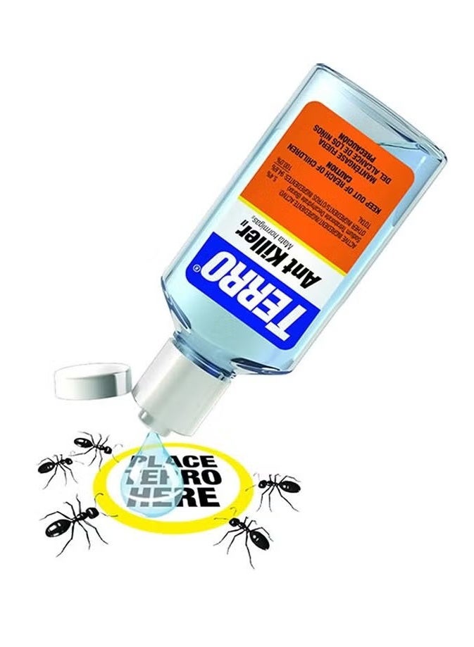 مبيد النمل السائل تيرو 2 أونصة - طعم سائل داخلي للنمل مع البوراكس، يقضي على النمل الظاهر والمستعمرات المختبئة، أبيض - Image 3