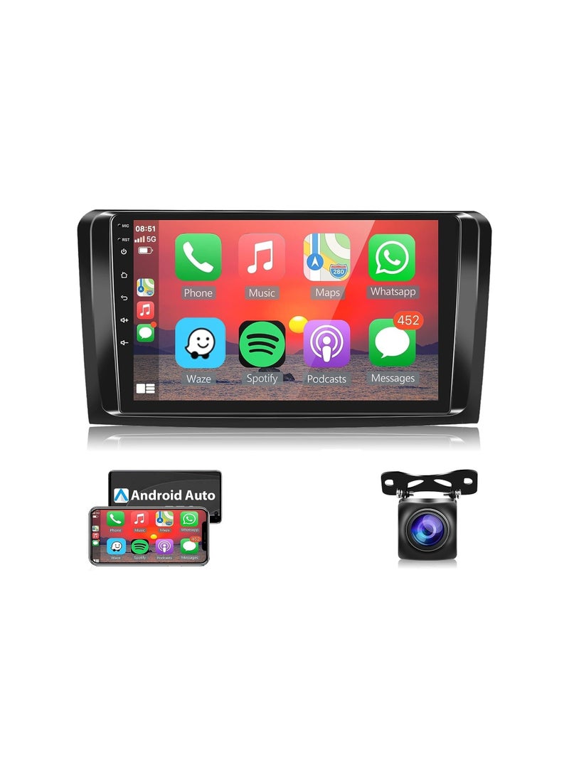 SHEZA STAR - Android Car Stereo for Mercedes-Benz GL ML Class W164 X164 ML350 ML450 ML500 GL320 GL450 6GB RAM 128GB ROM MirrorLink WiFi BT,9 Inch Support SIM Card,Apple Carplay,2.5DIPS Touch Screen with AHD Camera - Image 1