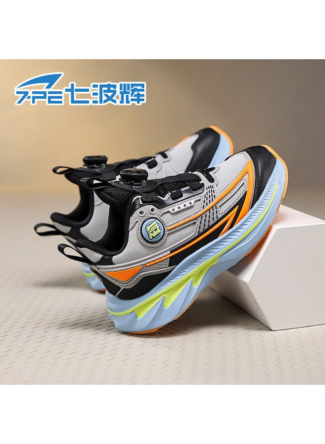 7-pe Boys' Shoes Autumn Winter New Youth Soft Sole Running Shoes Waterproof Leather Kids Sports Shoes