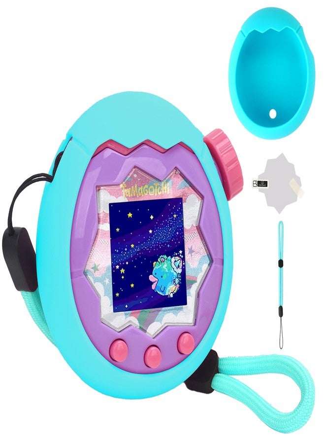 YouKnow Silicone Case for Tamagotchi Paradise Interactive Toy Digital Pet, with Screen Protector and Wrist Strap (Green) - Image 1