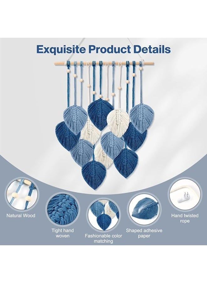 انتيكيانو مكرمية جدارية – ديكور يدوي من القطن – المقاس ‎50×70‎ سم - Image 4