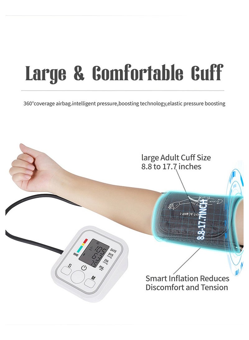 Generic Digital Blood Pressure (BP) Monitor | Arm type blood pressure measuring device | LCD Display & Voice Function (Arabic) – Accurate, Easy-to-Use, and Portable - Image 5