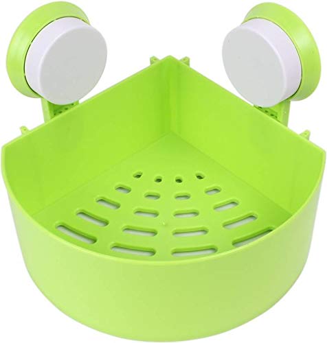 TOPHAVEN Bathroom Kitchen Storage Organize Shelf Rack Triangle Shower Corner Caddy Basket with Wall Mounted Suction Cup (Pack of-04) - Image 5
