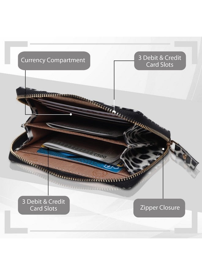 TnW Clutch For Women And Girls | Ladies Wallet Faux Leather Clutch(Multicolor) (Cheeta White) - Image 2