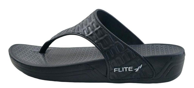 Flite FL 511 EVA Flip-Flops for Women | Lightweight V-Strap Slippers for Girls & Ladies | Daily Use Waterproof Chappals for Casual Wear (Black, UK Footwear Size System, Adult, Women, Numeric, Medium, 3) - Image 4