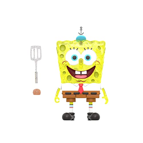 Super7 Spongebob Squarepants Spongebob and Patrick BFF - (2-Pack) 3.75" Spongebob Action Figures with Accessories Classic Cartoon Collectibles and Retro Toys - Image 2