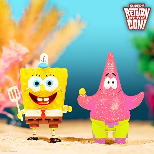 Super7 Spongebob Squarepants Spongebob and Patrick BFF - (2-Pack) 3.75" Spongebob Action Figures with Accessories Classic Cartoon Collectibles and Retro Toys - Image 4