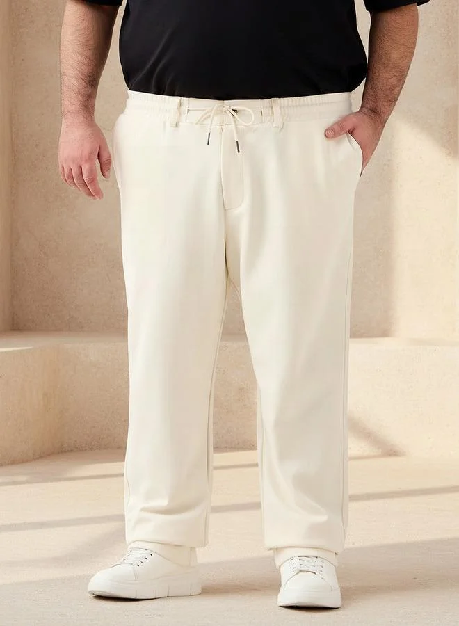 Maxim Men Wide Leg Fit Joggers with Pockets