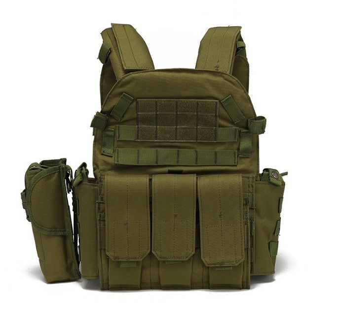 Outdoor Tactical Molle Vest Multi-Pocket Camo Training Vest for Men and Women - Image 1