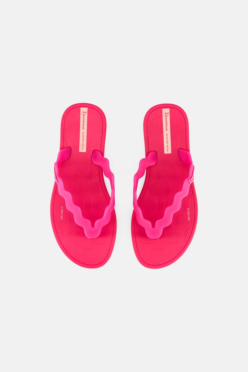 Ipanema Kids Girl Slip On Slippers, Pink - Image 3